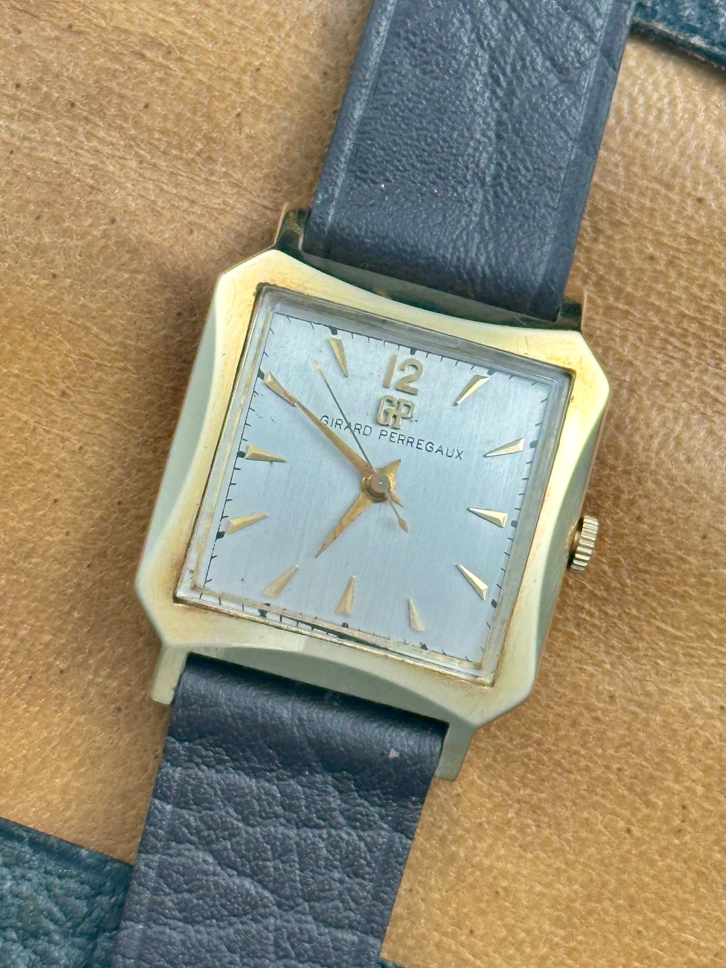 Girard Perregaux 14k Gold Cioccolatone Vintage