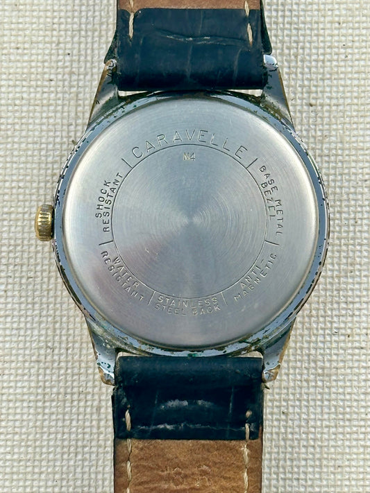 Caravelle Black Dial Vintage