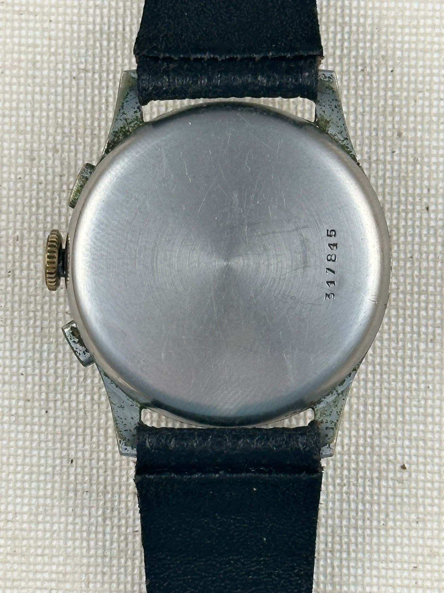 Bovet Chronograph 1940s Vintage "gold stick hands" rare