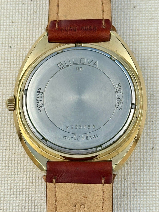 Bulova Golden Guilloche Dial Vintage