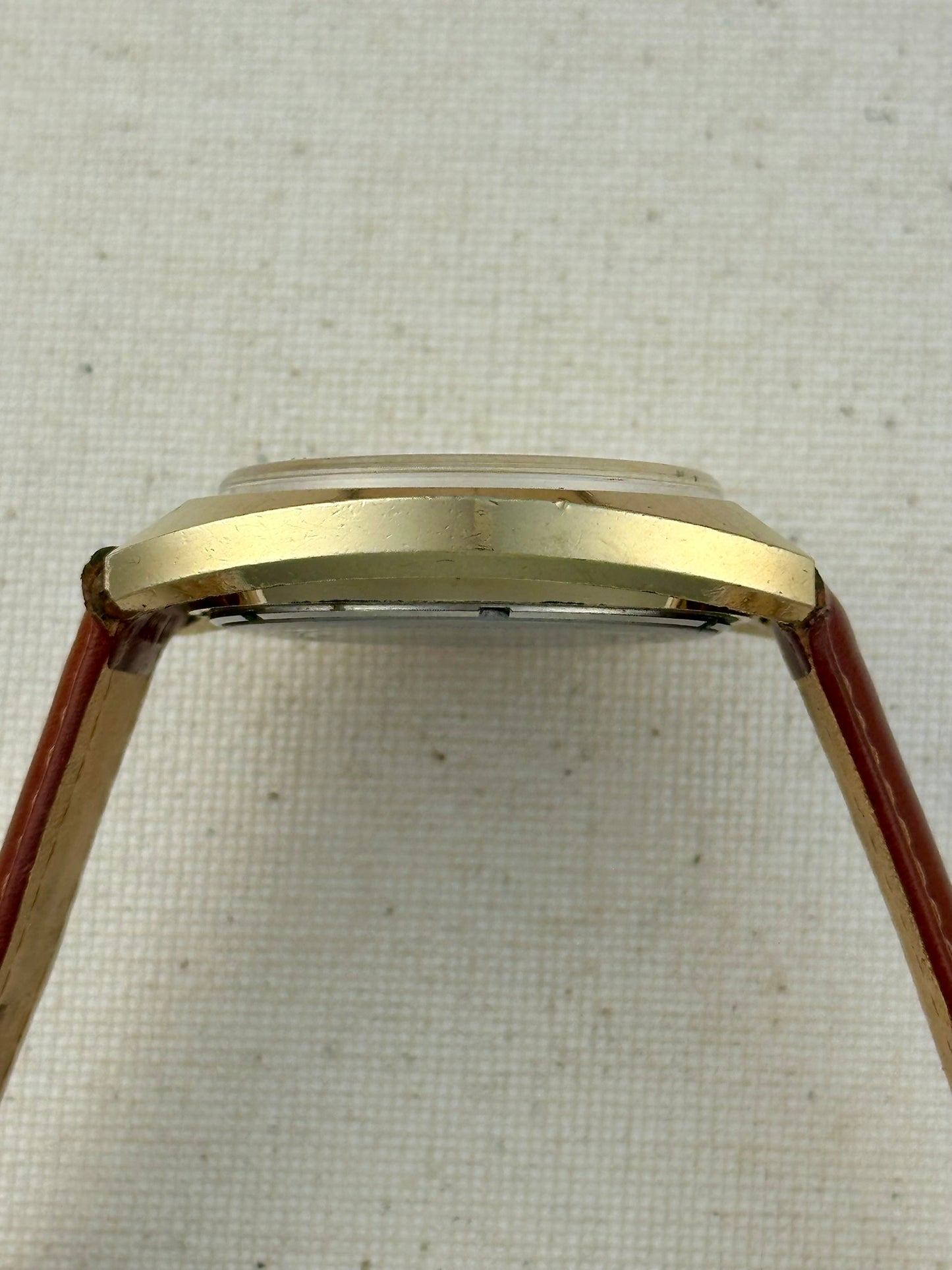 Bulova Golden Guilloche Dial Vintage