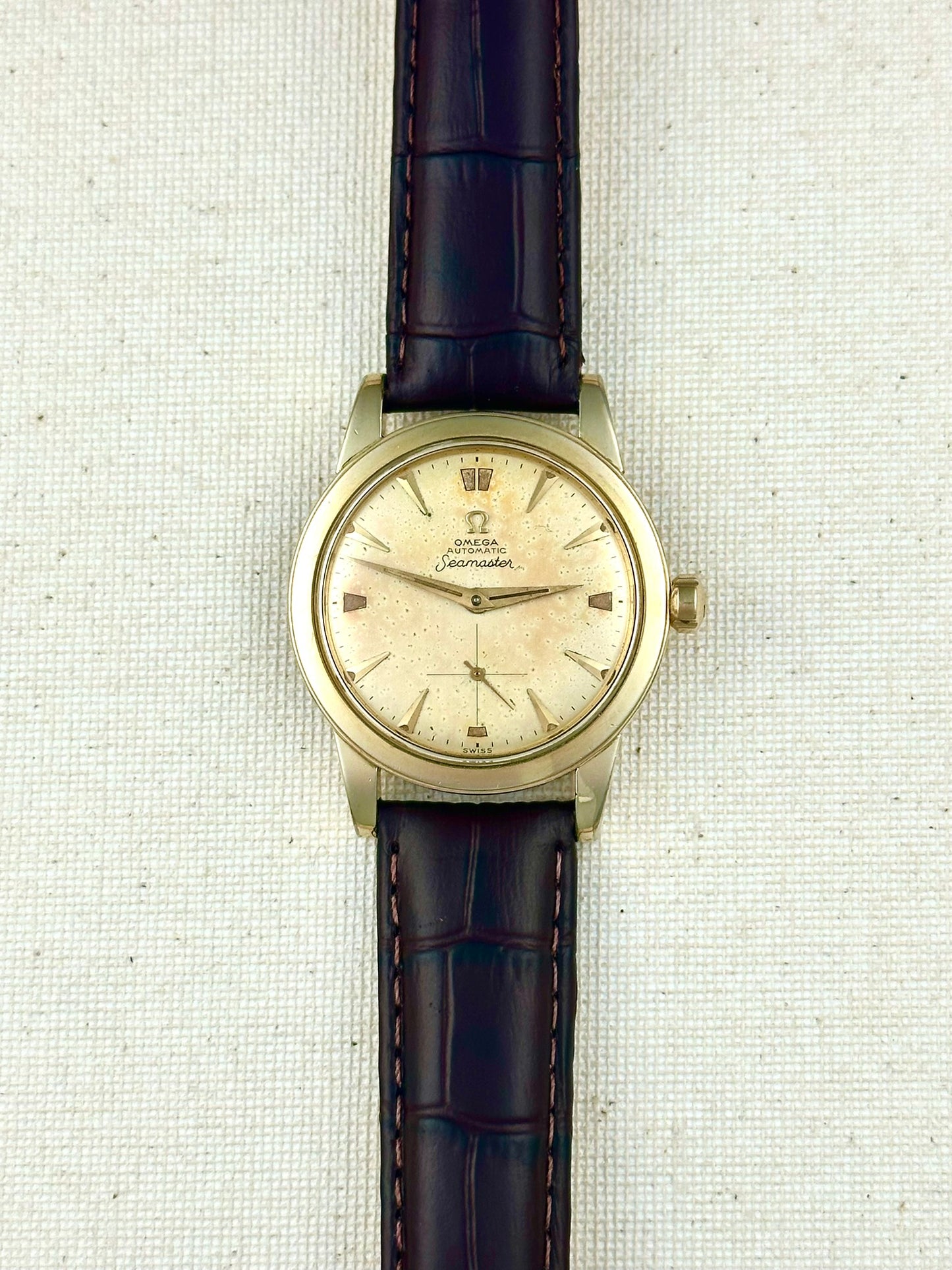 Omega Seamaster Beefy Lugs Tropical Dial Vintage