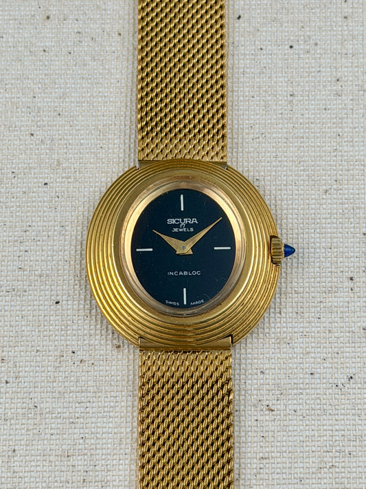 Sicura Ladies Tower Step Bezel Vintage