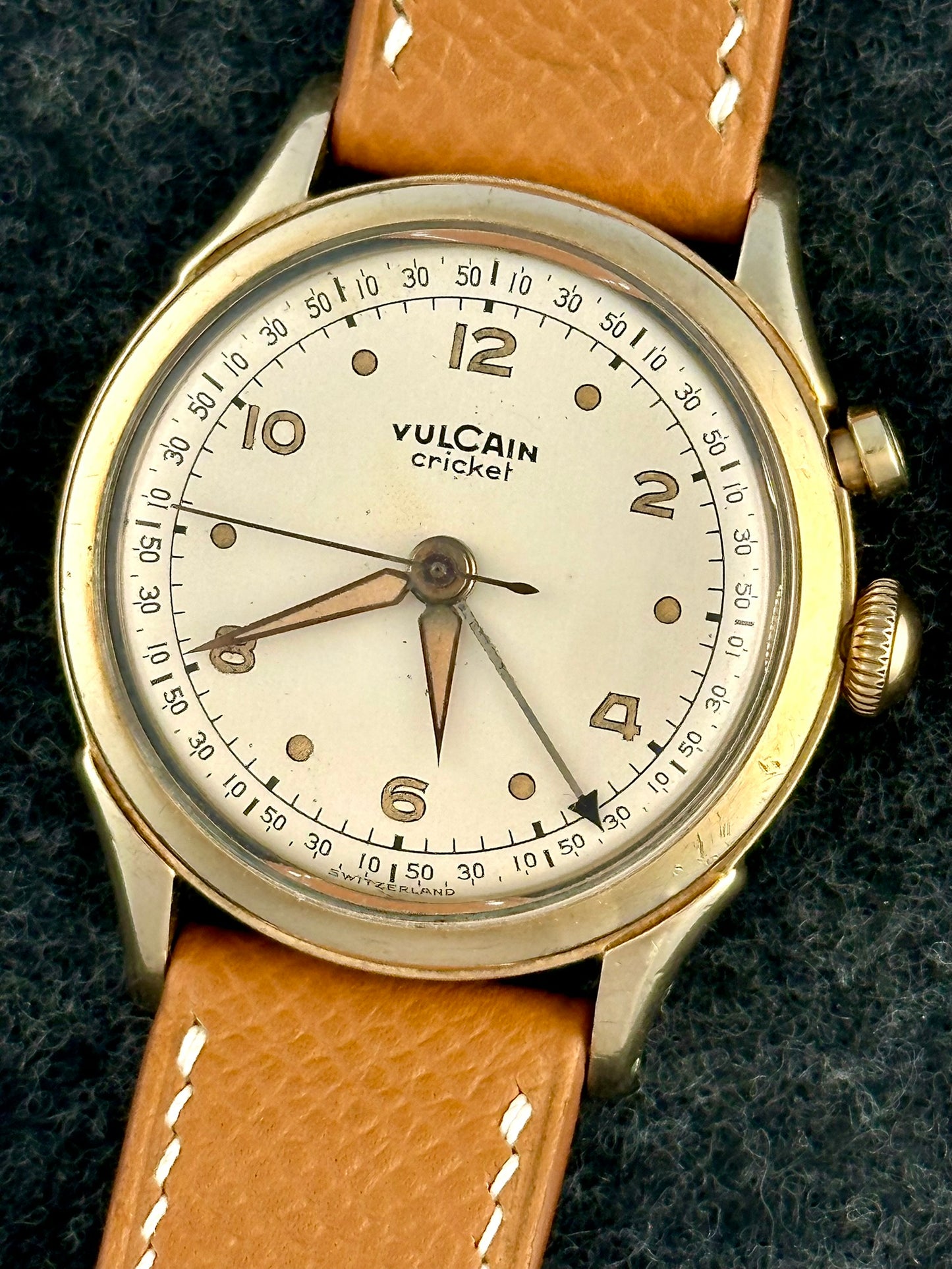 Vulcain Cricket Alarm 1940s Vintage