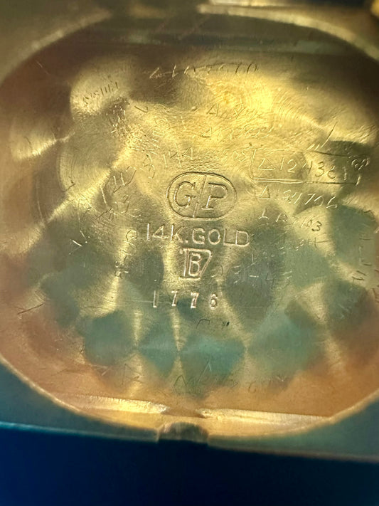 Girard Perregaux 14k Gold Vampire Lugs Vintage