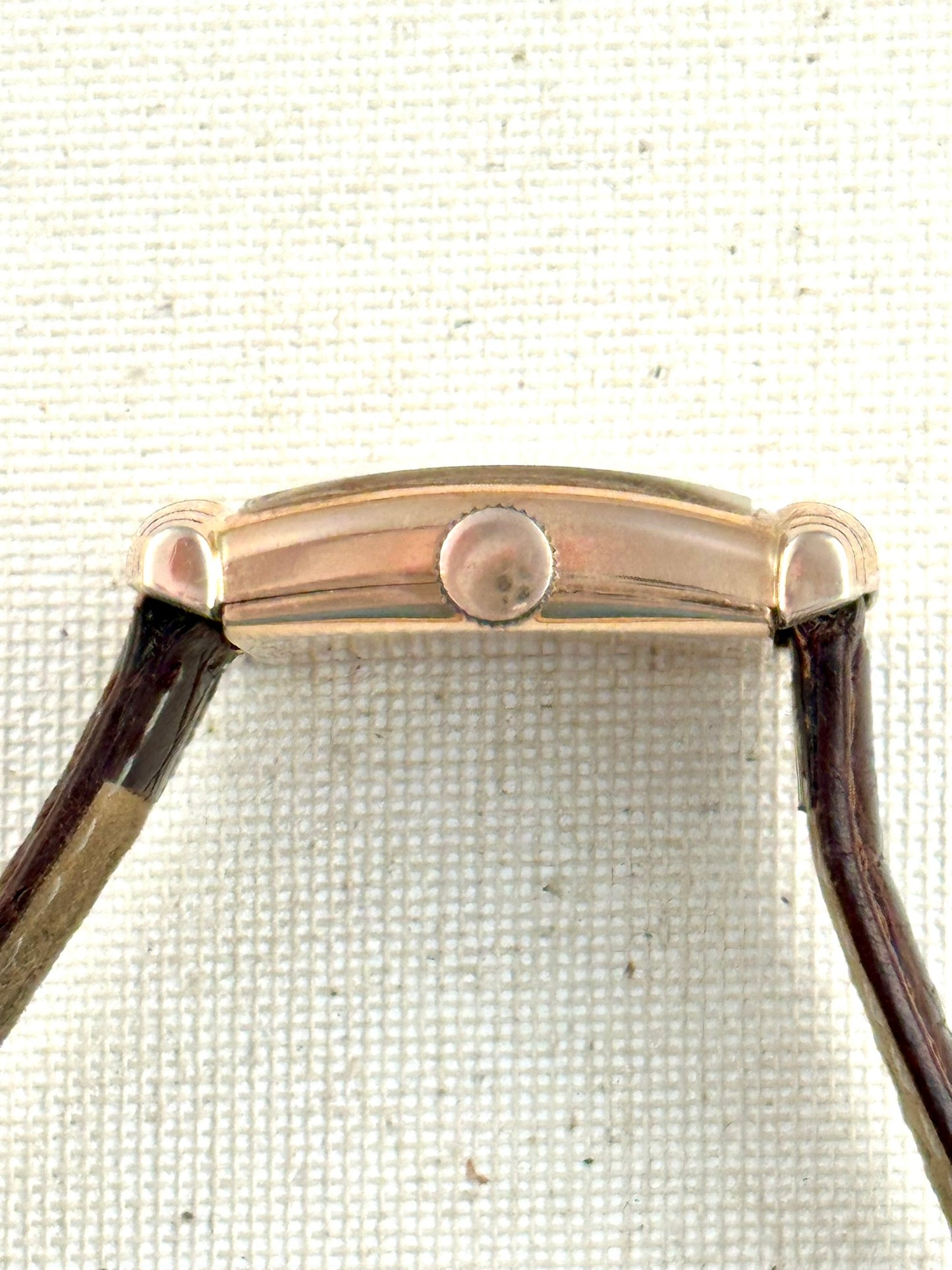 Bulova Tank Salmon Dial Vintage