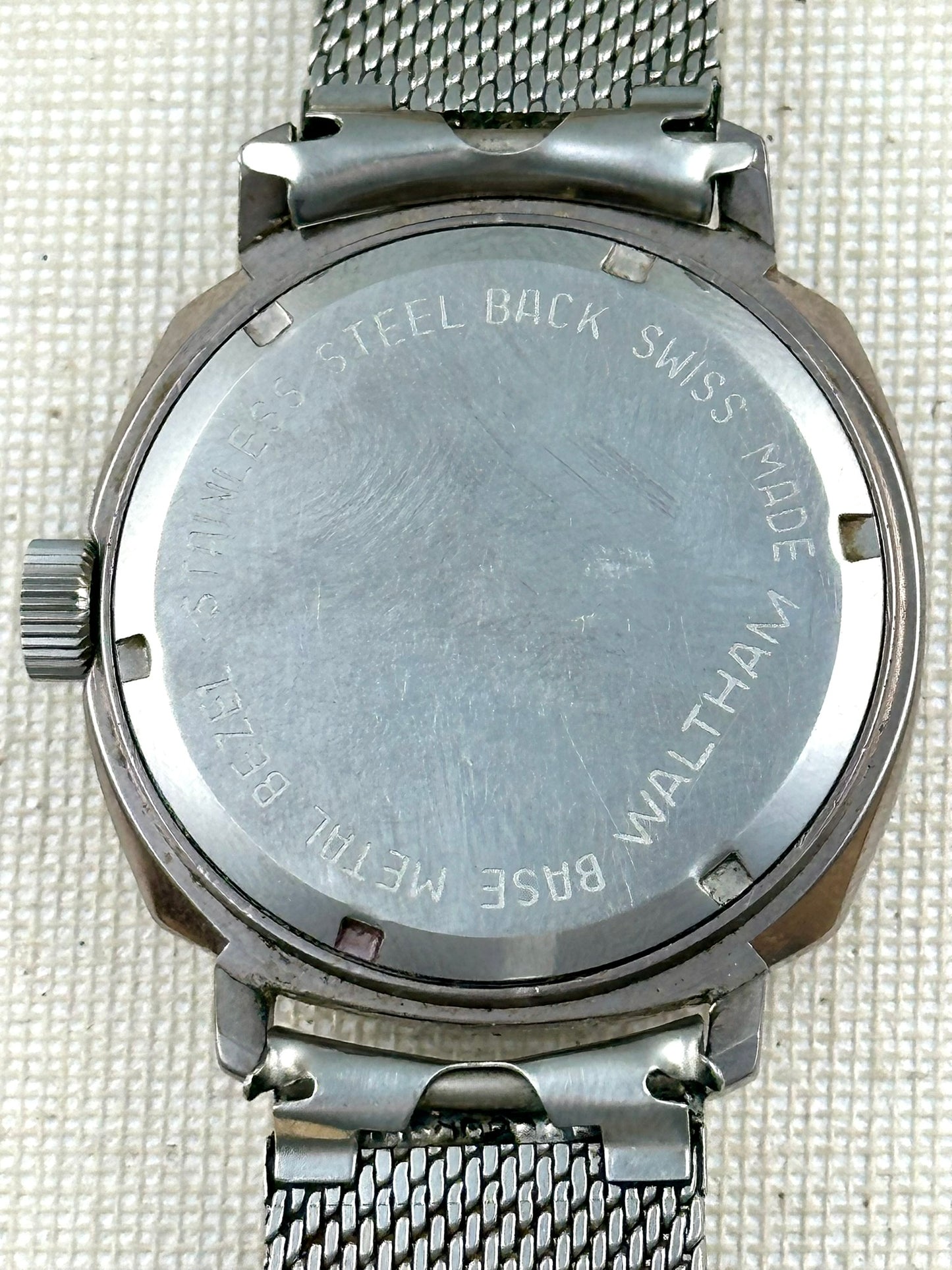 Waltham Blue Dial Day Date Vintage
