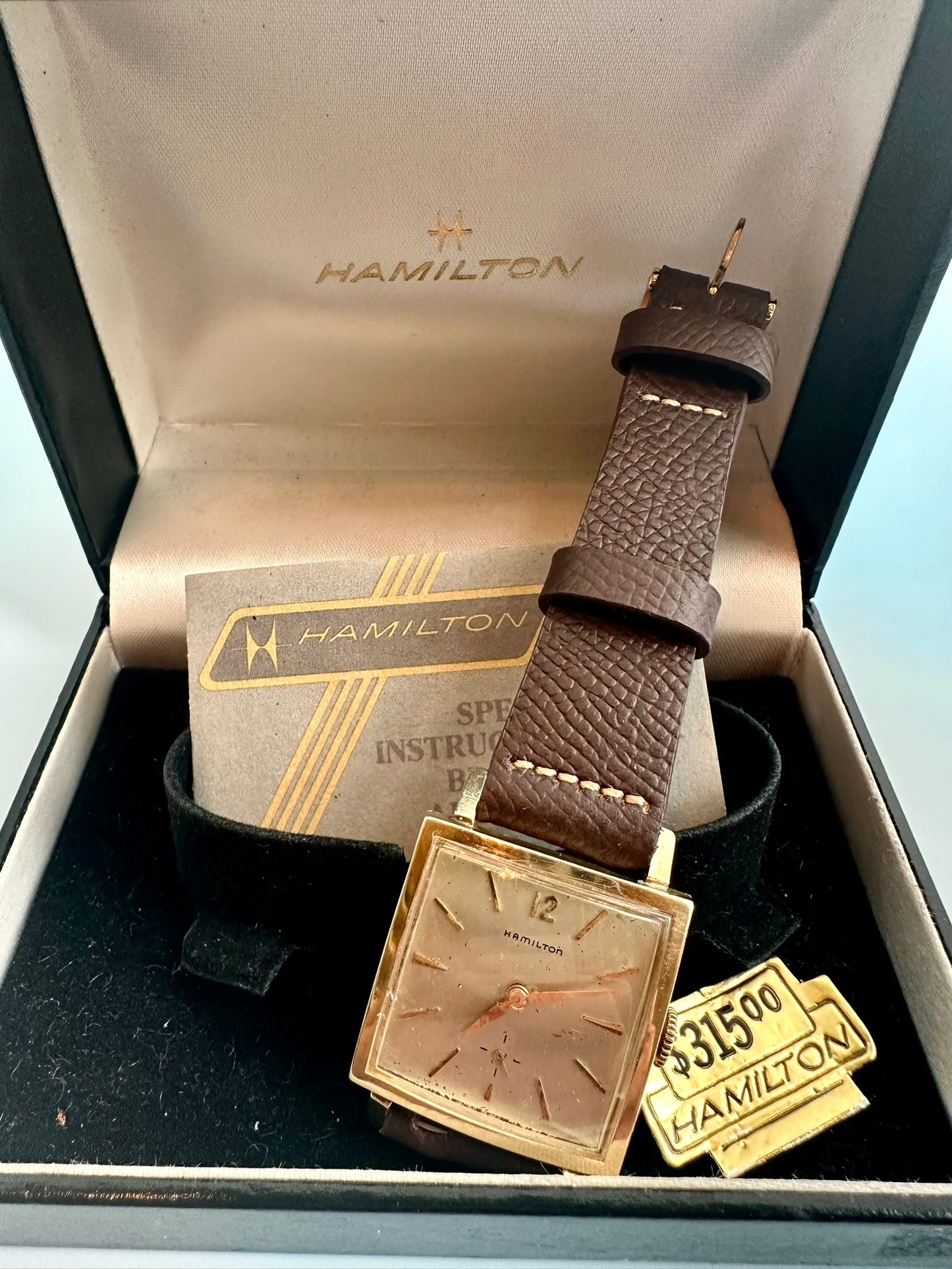 Hamilton Tank with Box etc Vintage