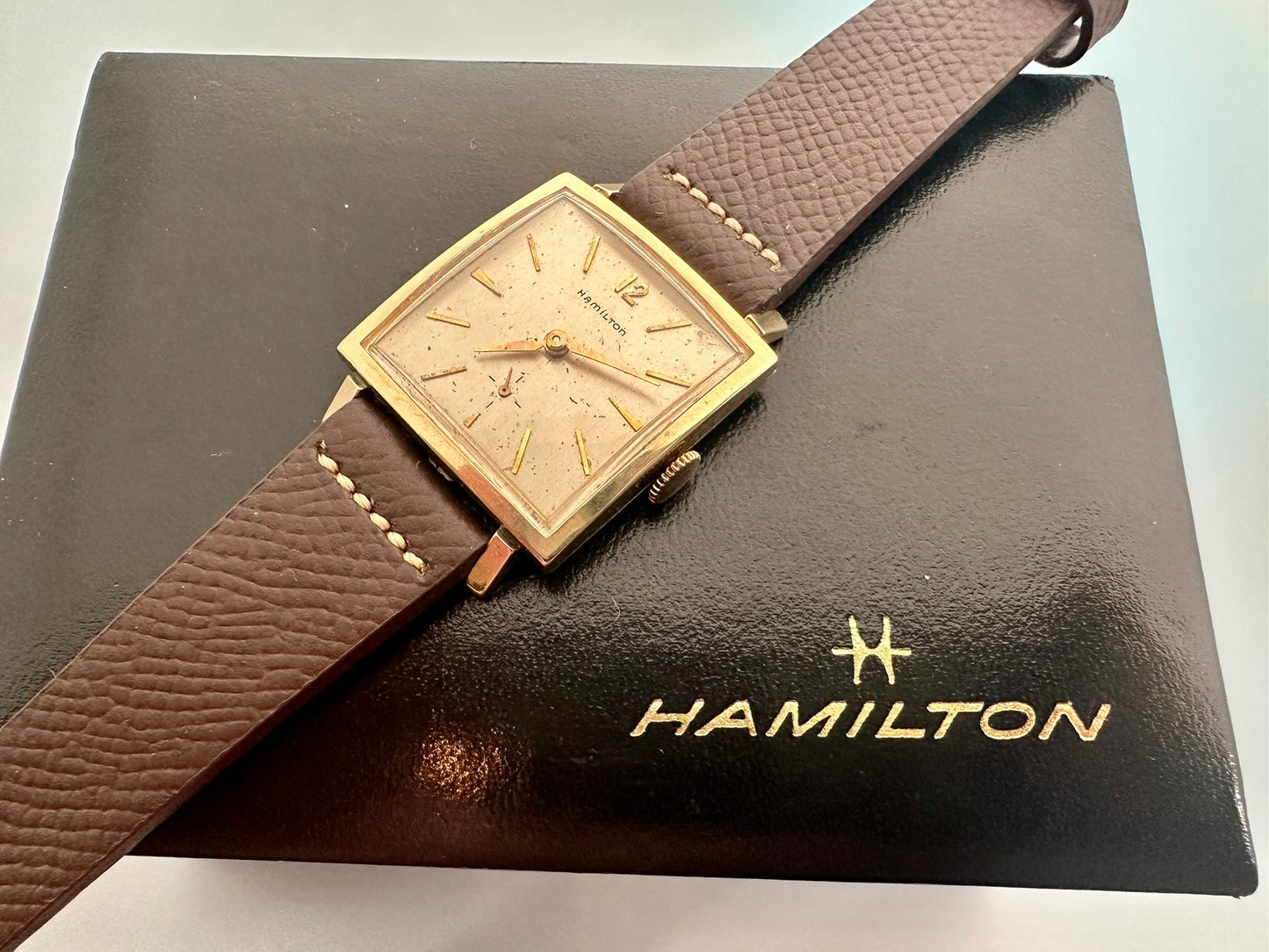 Hamilton Tank with Box etc Vintage