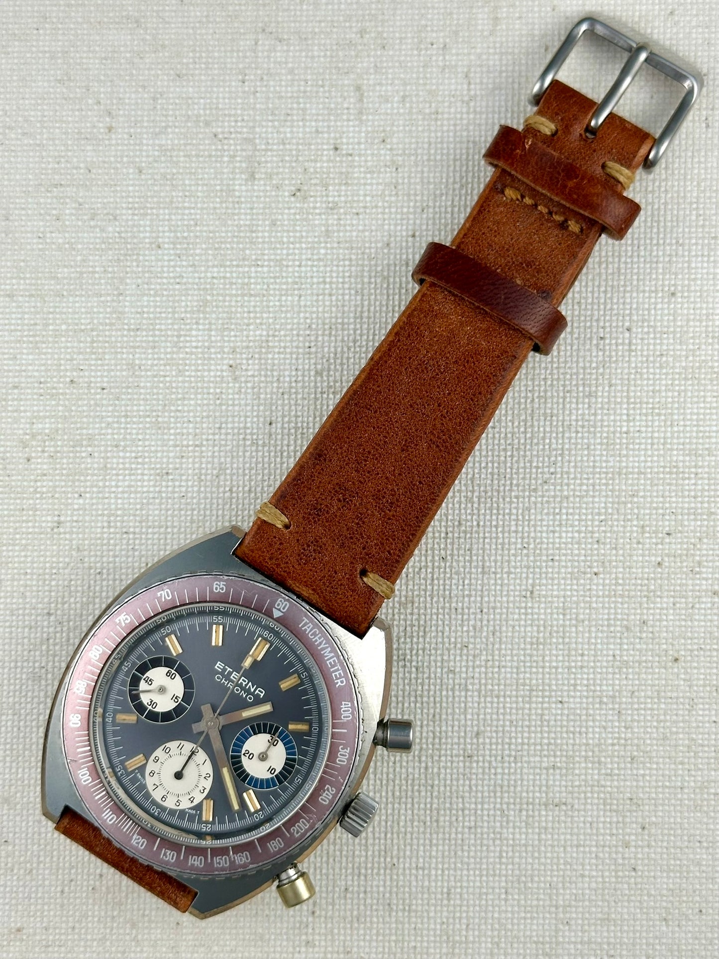 Eterna 154 FTP Chronograph Ghost Bezel Vintage