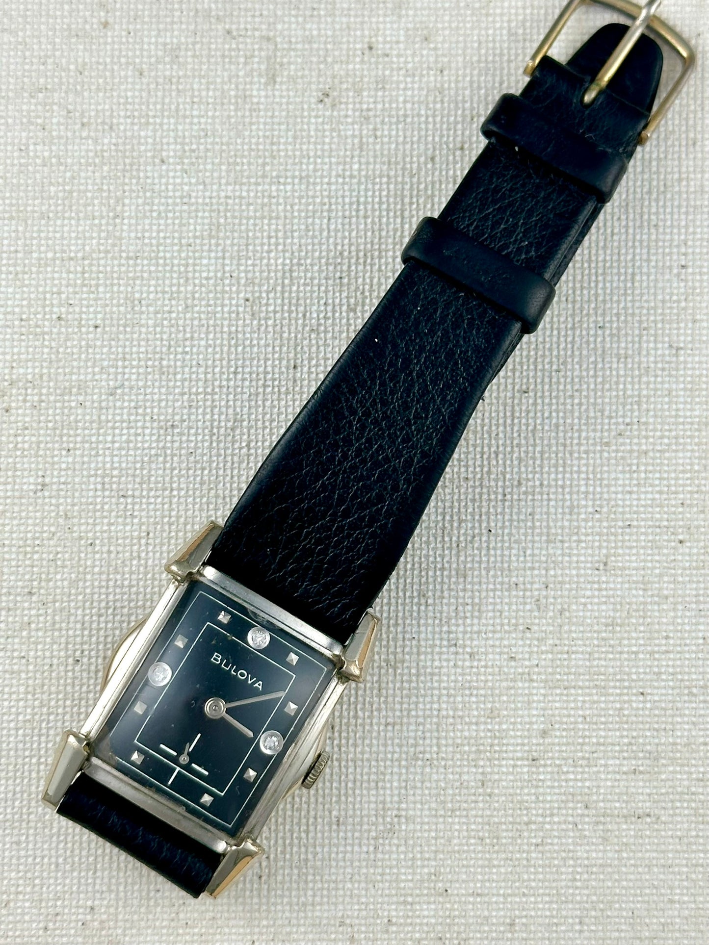 Bulova Diamond Dial Art Deco Vintage
