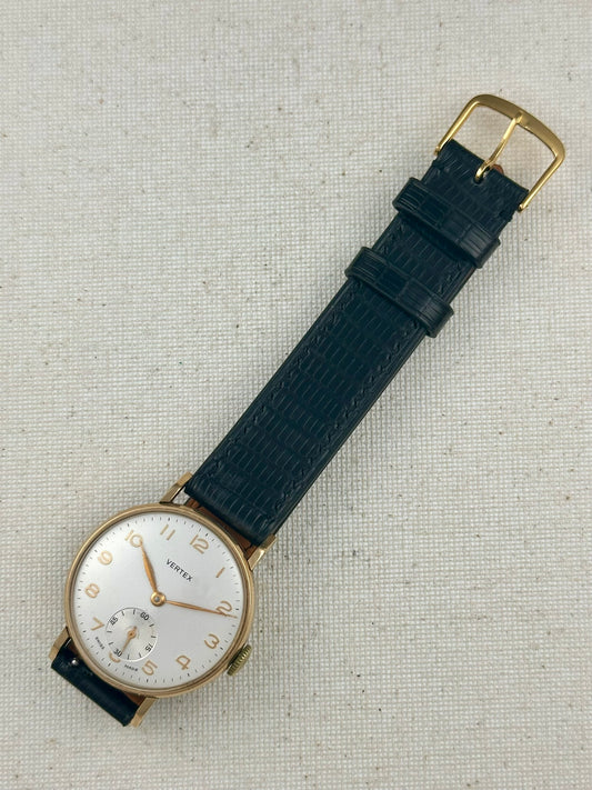 Vertex 9k Solid Gold Dress Vintage