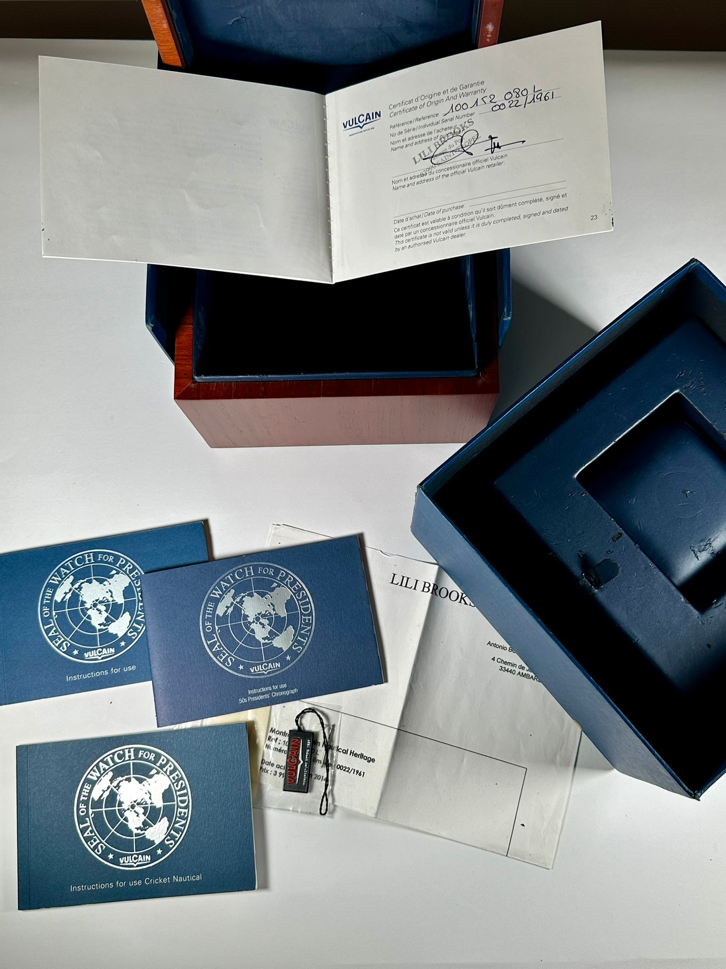 Vulcain Cricket Nautical Heritage LE Full Set
