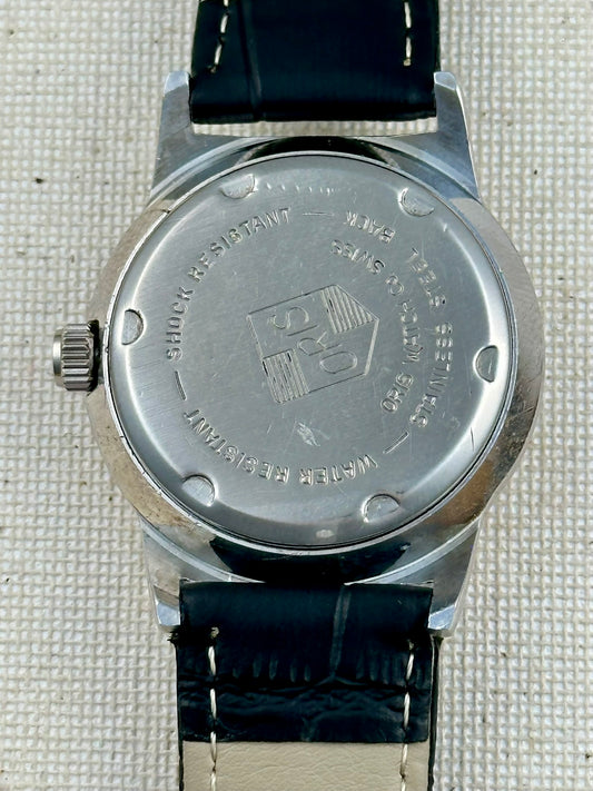 Oris etched flower dial vintage