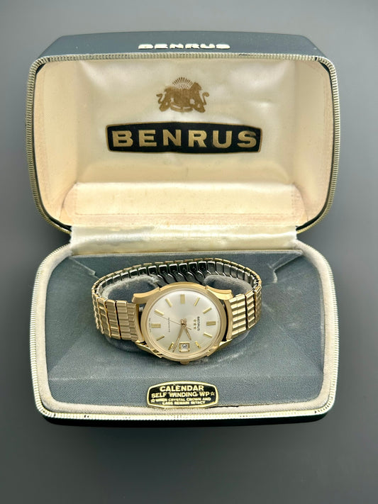 Benrus 3 Star Calendar with Box Vintage