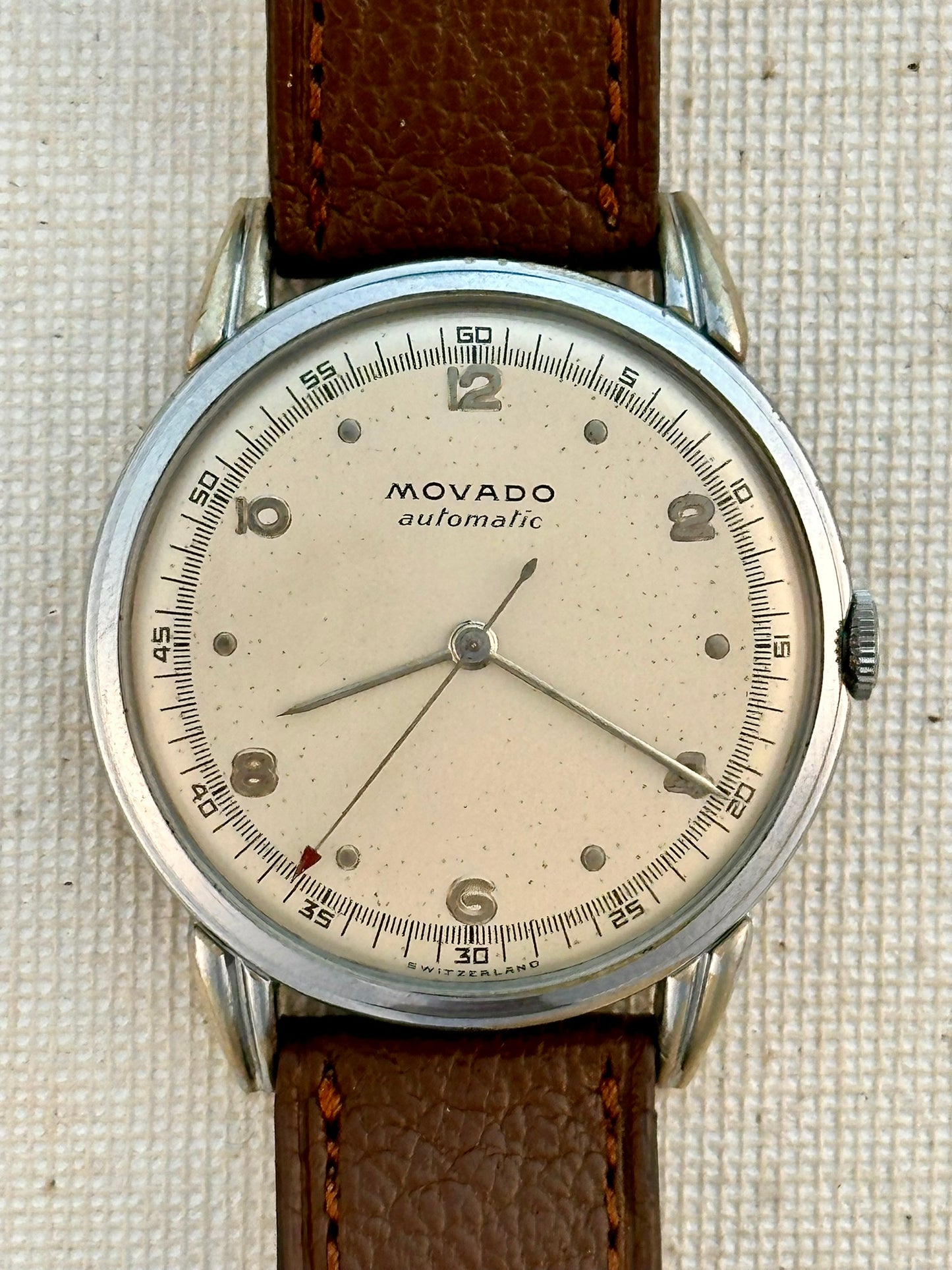 Movado Tempomatic Claw Lugs Bumper Vintage