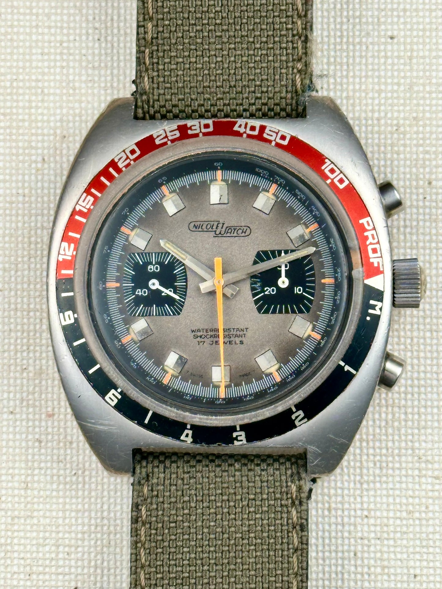 Nicolet Chronograph Diver Vintage