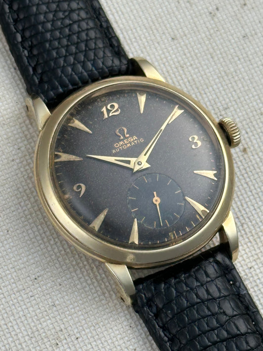 Omega Tropical Dial Bumper Vintage 1950