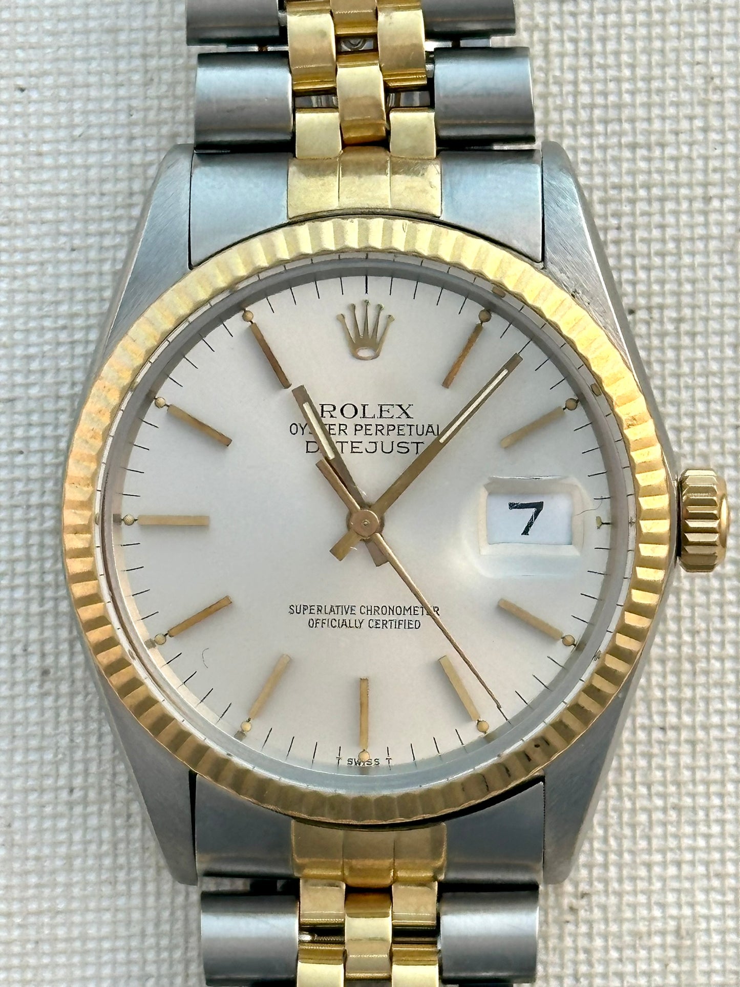 Rolex Datejust 1963 Silver Dial Vintage