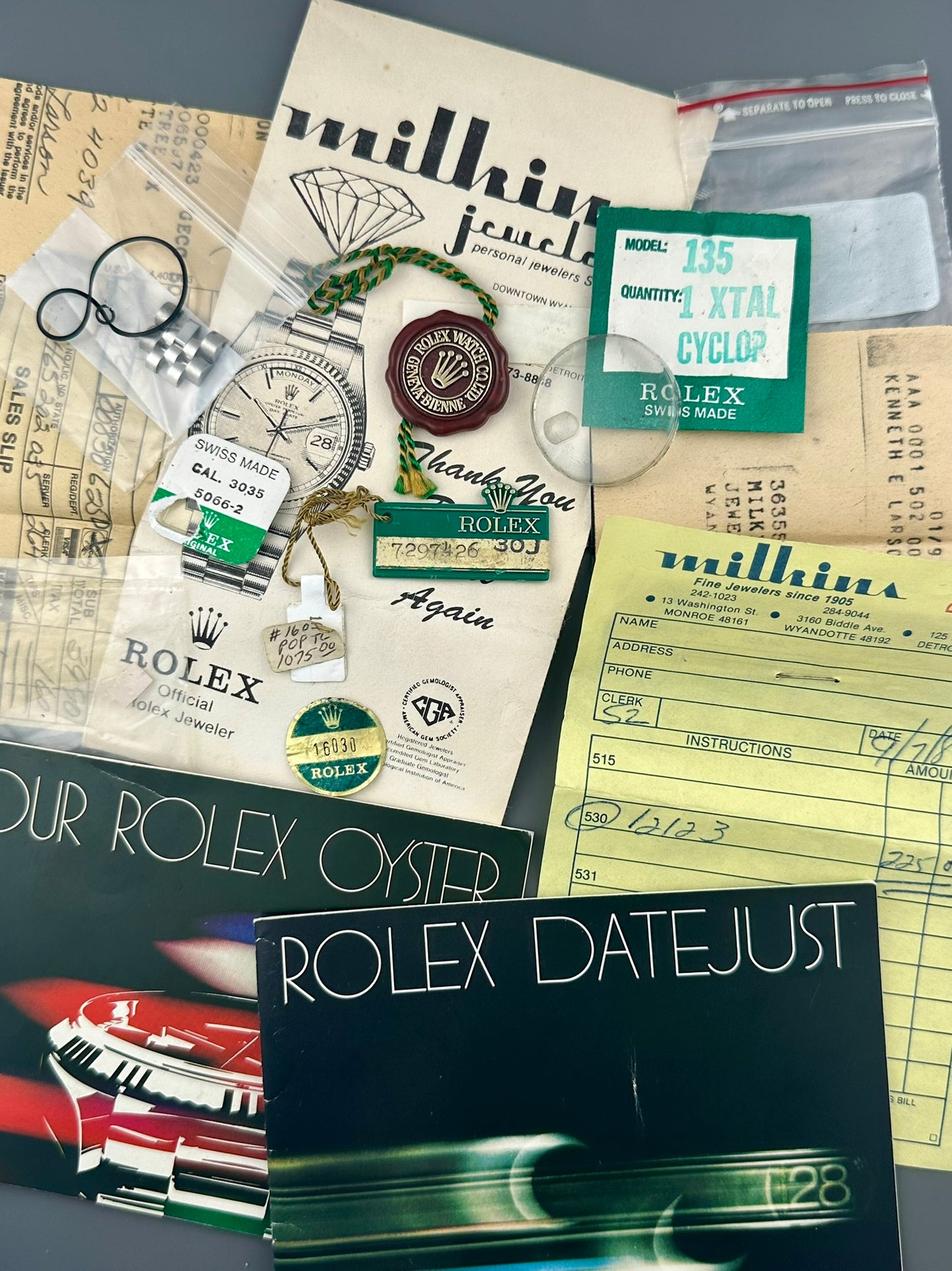Rolex Datejust Full Set 1982 Vintage