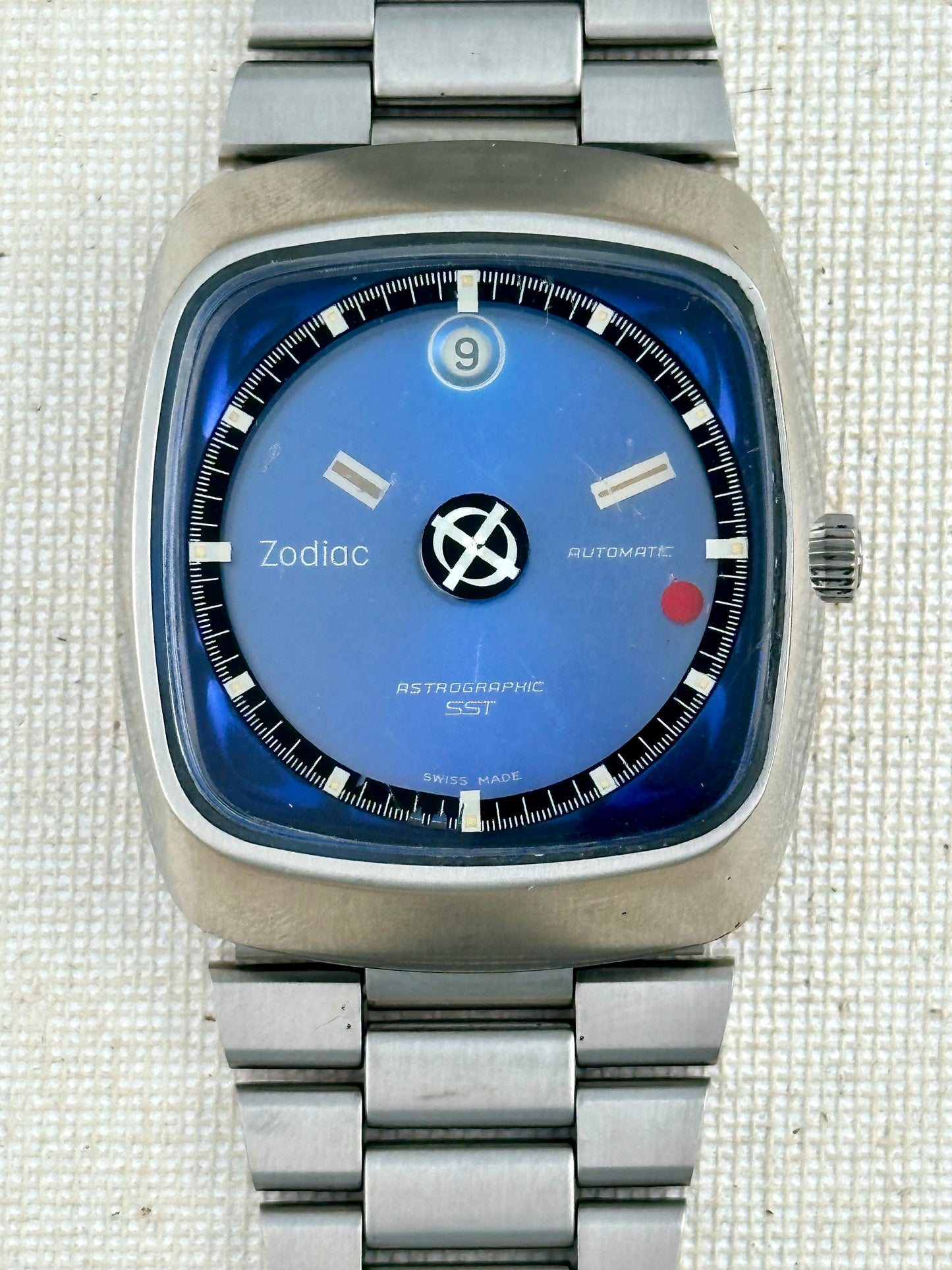 Zodiac Astrographic Blue Dial Steel Vintage