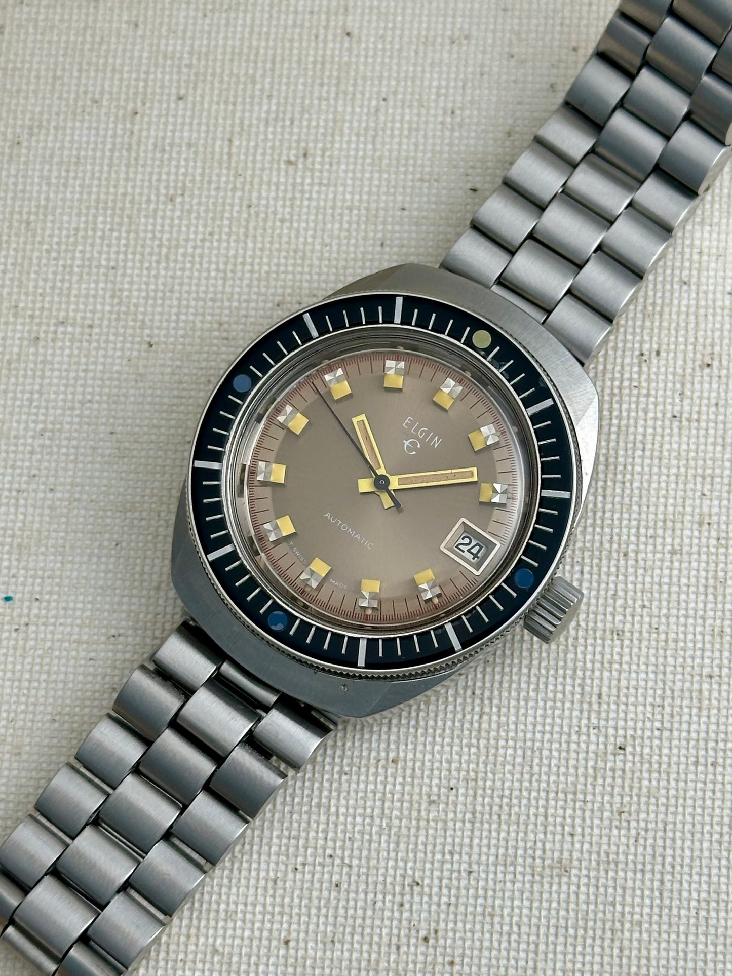 Elgin 1969 Diver Vintage