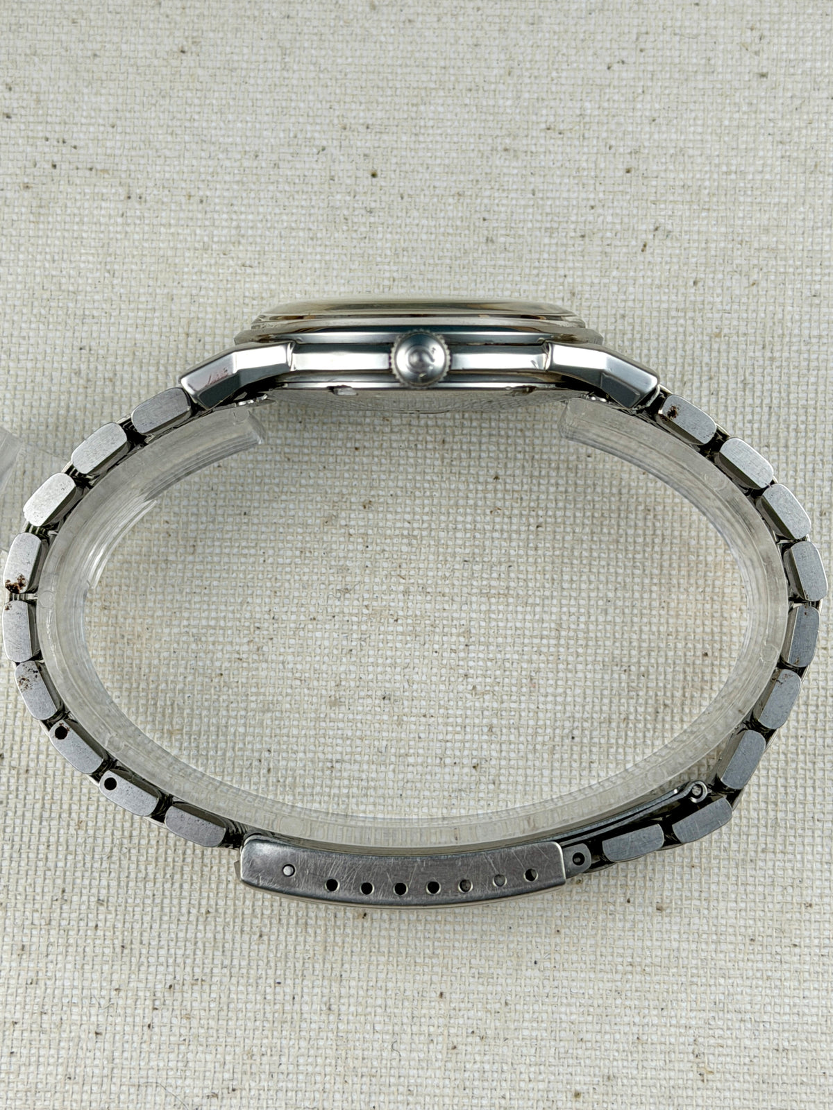 Omega Constellation Black Pie Pan - Dog Leg Lugs Vintage