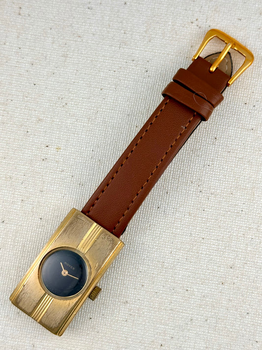 Royce Elegant Black Dial Vintage