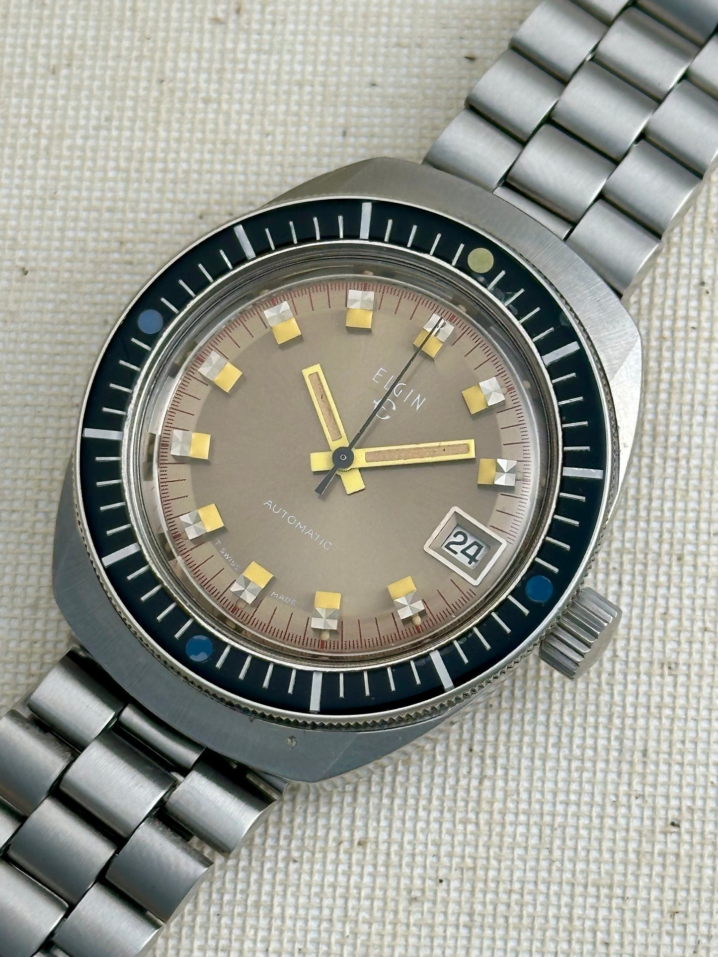 Elgin 1969 Diver Vintage