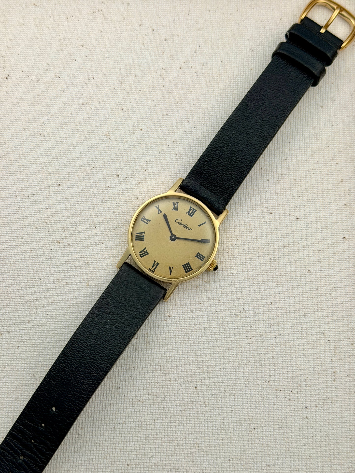Cartier 18k Gold "Pre-Ronde" Vintage