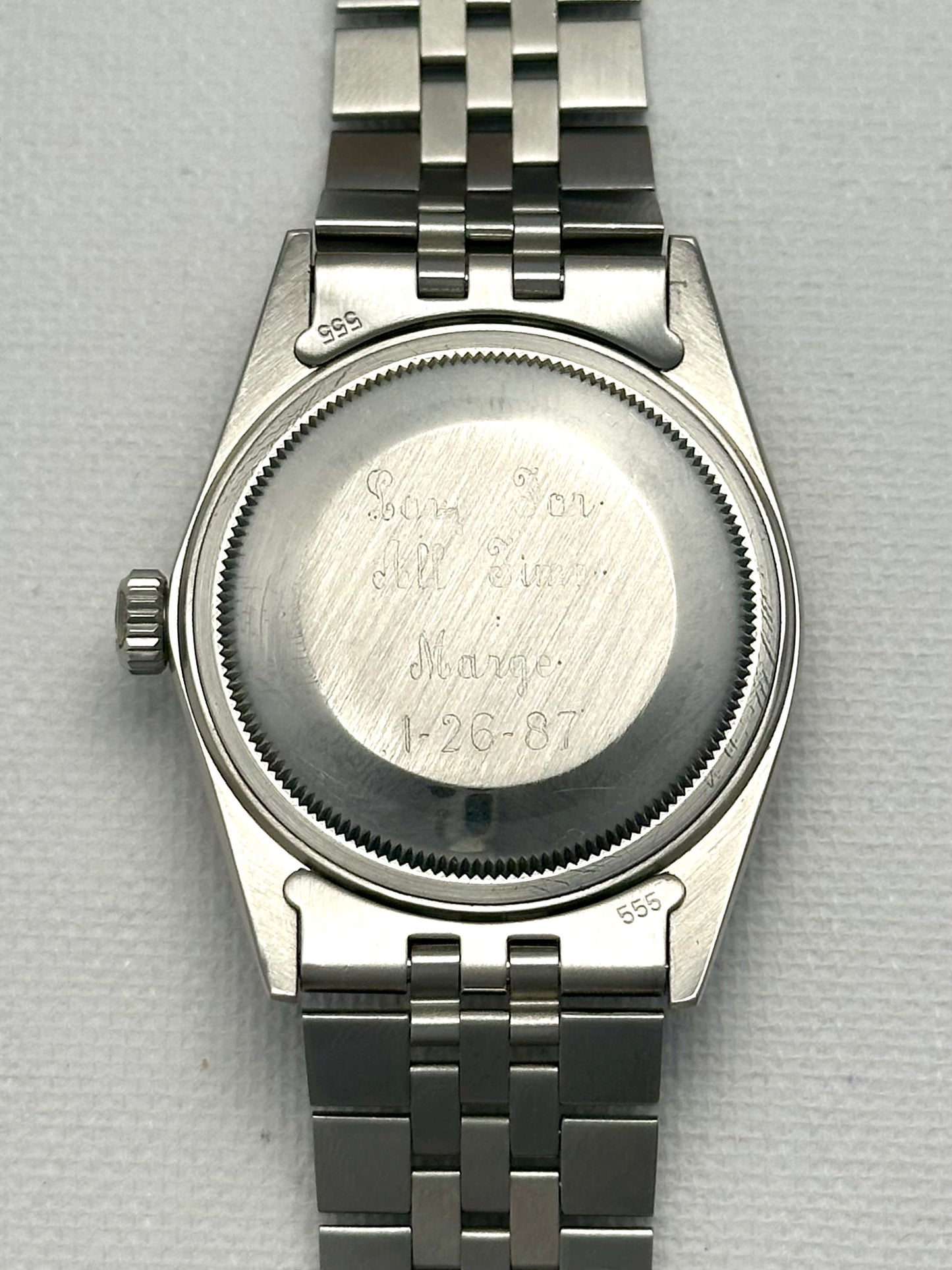 Rolex Datejust Black Dial Vintage