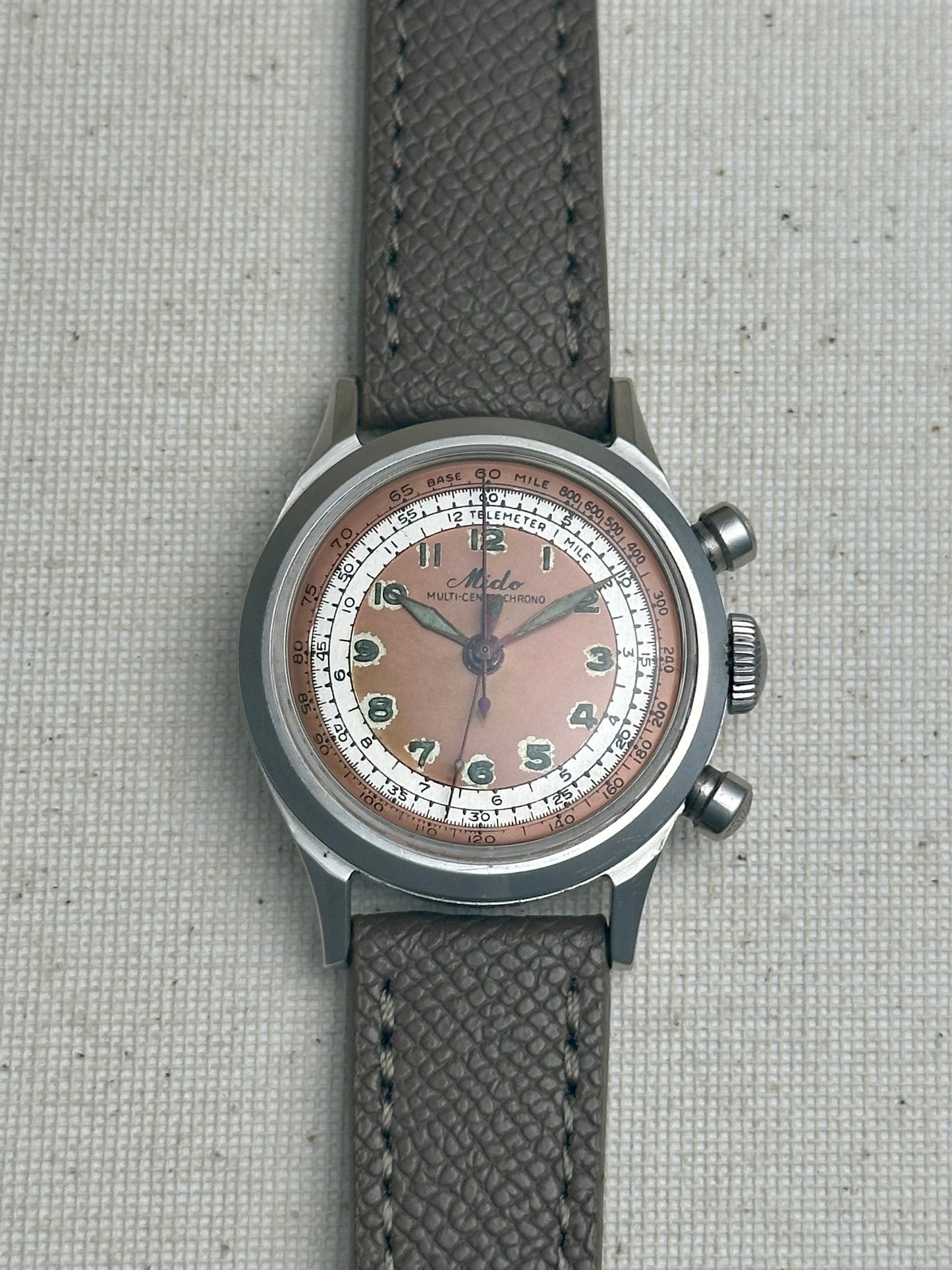 Mido Multicenterchrono Copper Dial Vintage