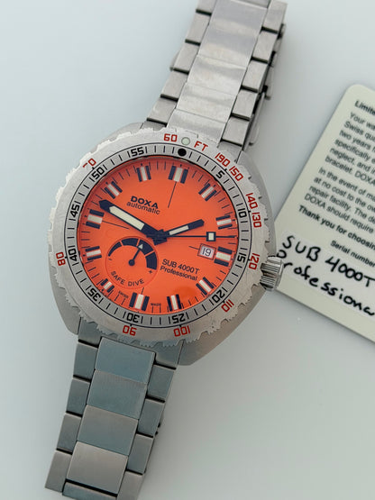 Doxa SUB 4000T Professional Limited Edition Full Set