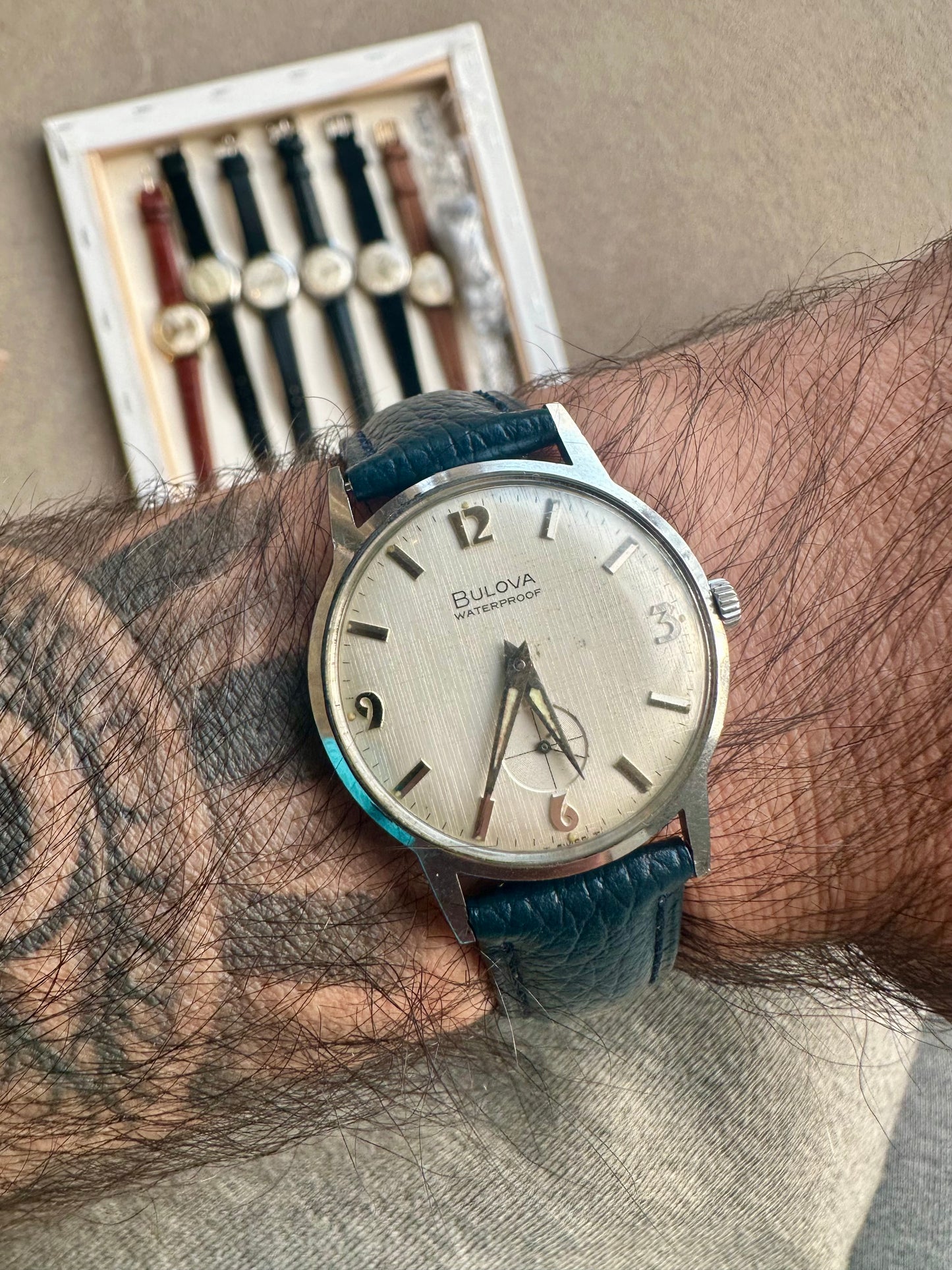 Bulova Linen Dial Vintage