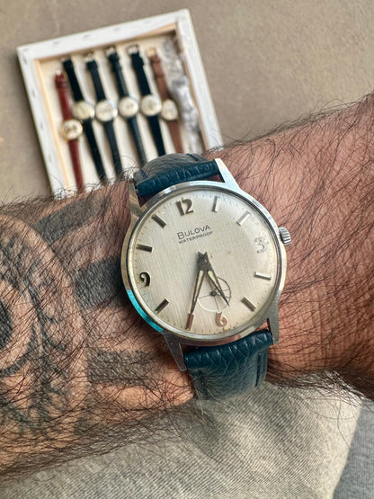 Bulova Linen Dial Vintage