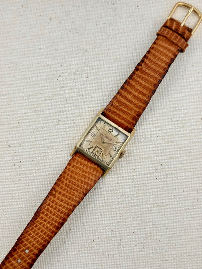 LeCoultre 14k Gold Tank