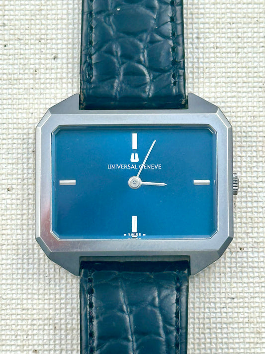 Universal Geneve Blue Vintage