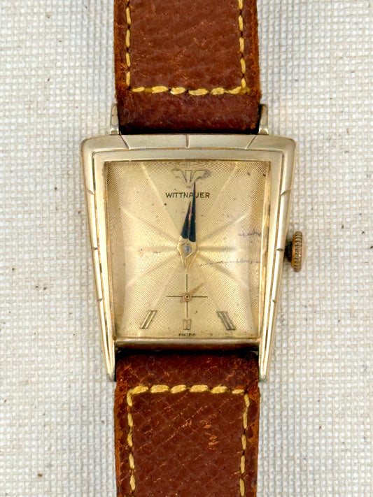 Wittnauer (Longines) Trapezoidal Scissor Hands w/ box Vintage