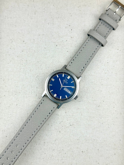Omega Steel Blue Day Date Vintage