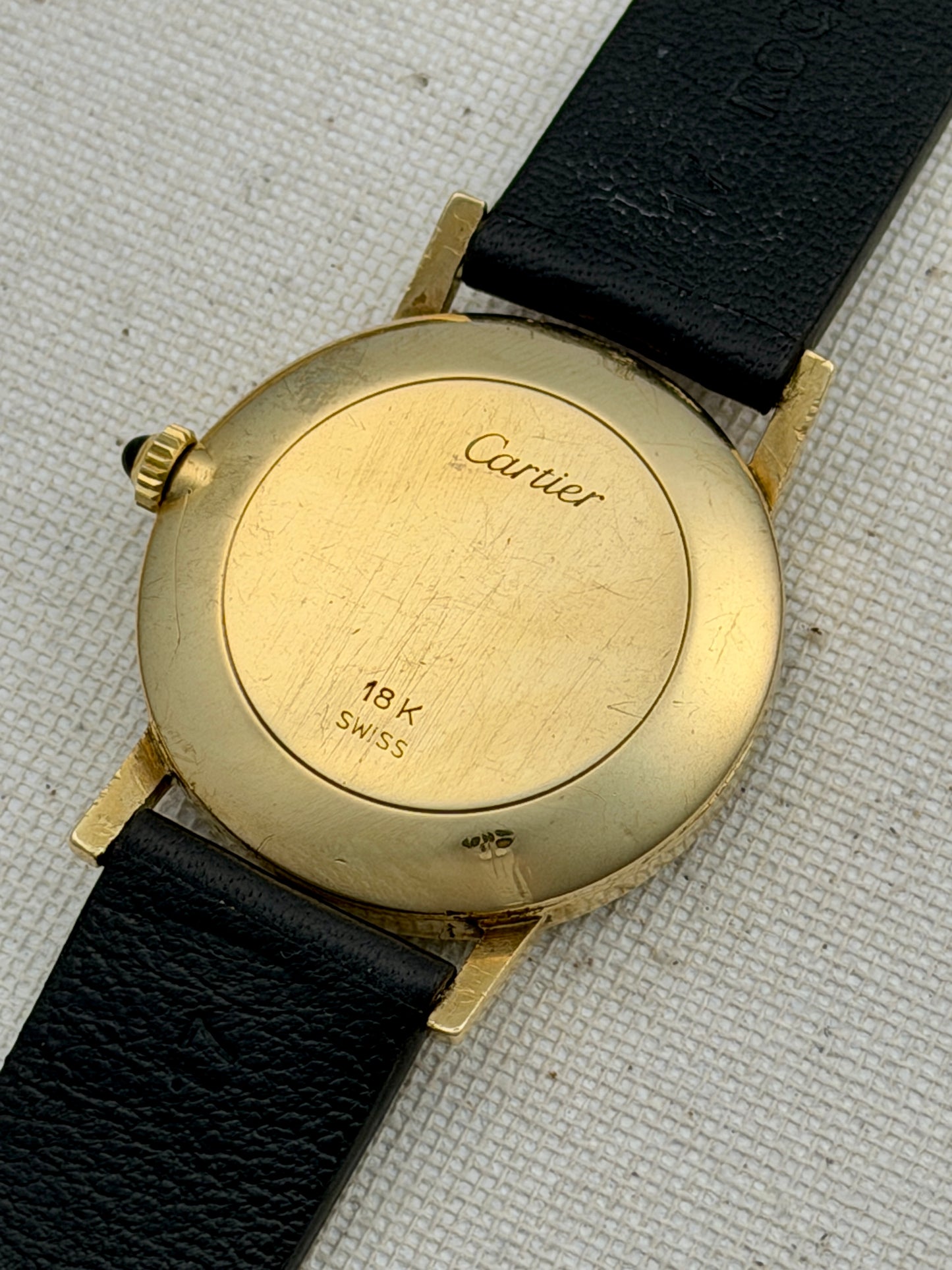 Cartier 18k Gold "Pre-Ronde" Vintage