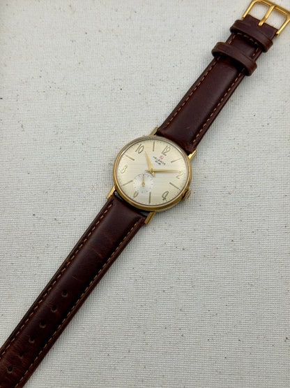 Helbros France Linen Dial Vintage