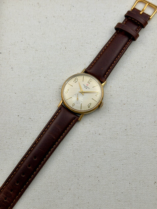 Helbros France Linen Dial Vintage