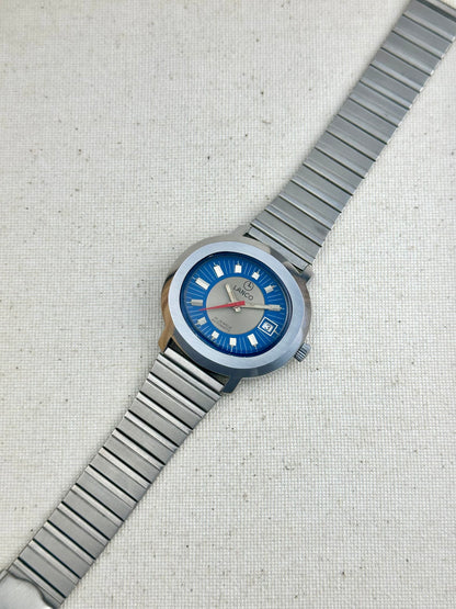 Lanco Blue/Silver Dial Vintage