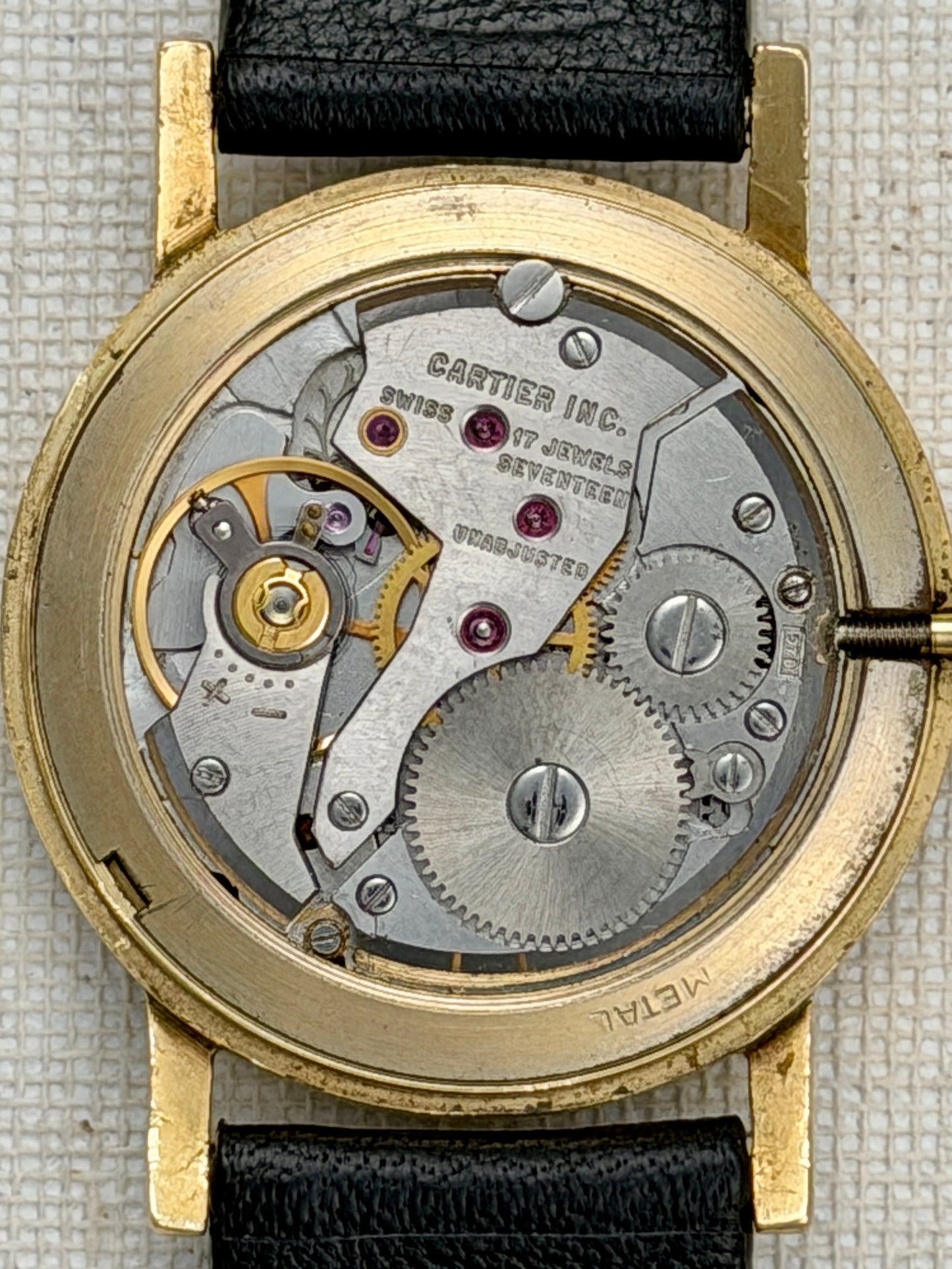 Cartier 18k Gold "Pre-Ronde" Vintage