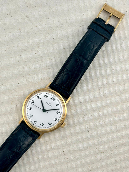 Zenith Dress Vintage White Dial Vintage
