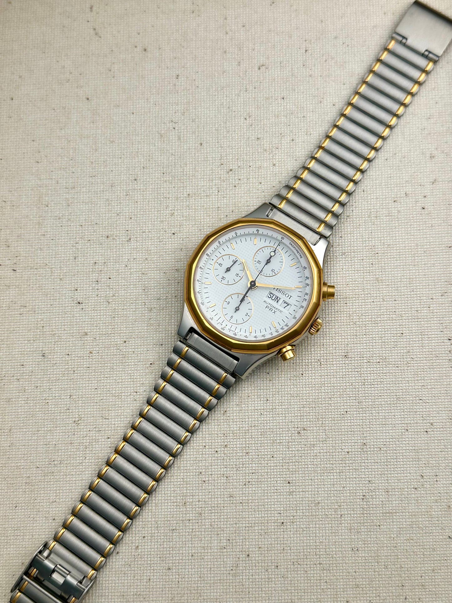 Tissot PRX Waffle Dial Neo-Vintage Stunner