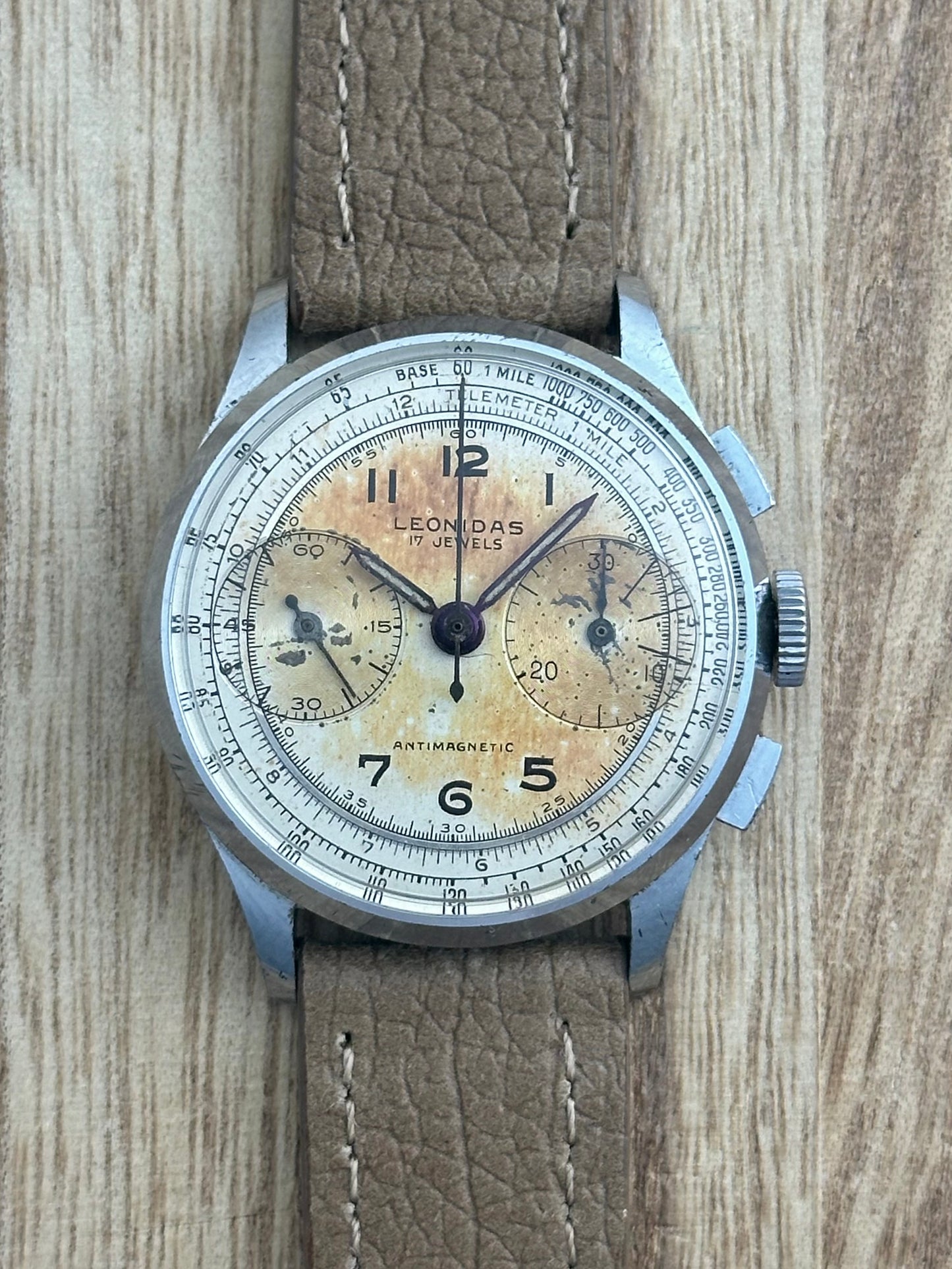 Leonidas "Big Eye" Patina Dial Vintage