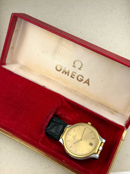 Omega 18k Bezel Quartz Vintage