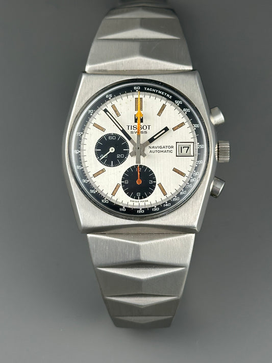 Tissot Navigator Chronograph "LOBSTER" Panda Vintage