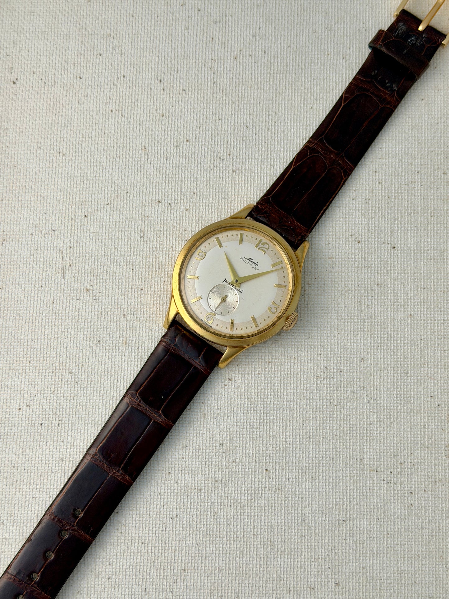 Mido Multifort Powerwind Small Seconds Vintage